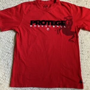 🏀Protege Basketball Youth Medium Red Basketball Tee